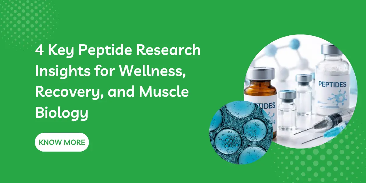 4 Key Peptide Research Insights for Wellness, Recovery, and Muscle Biology