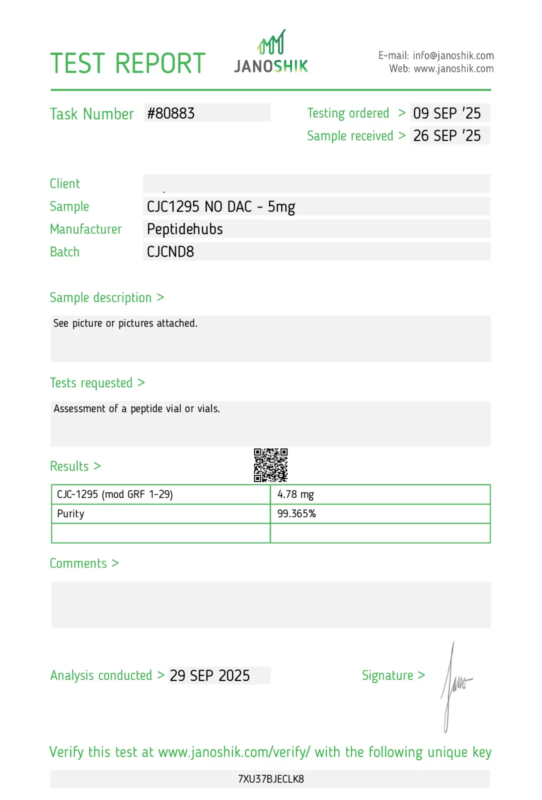 cjc no dac lab tested