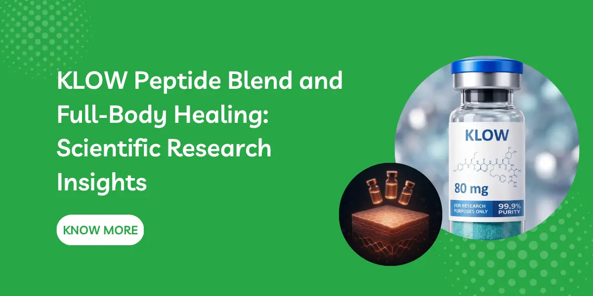 KLOW Peptide Blend and Full-Body Healing: Scientific Research Insights