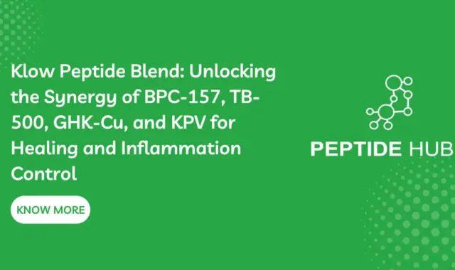Klow Peptide Blend: Unlocking the Synergy of BPC-157, TB-500, GHK-Cu, and KPV for Healing and Inflammation Control