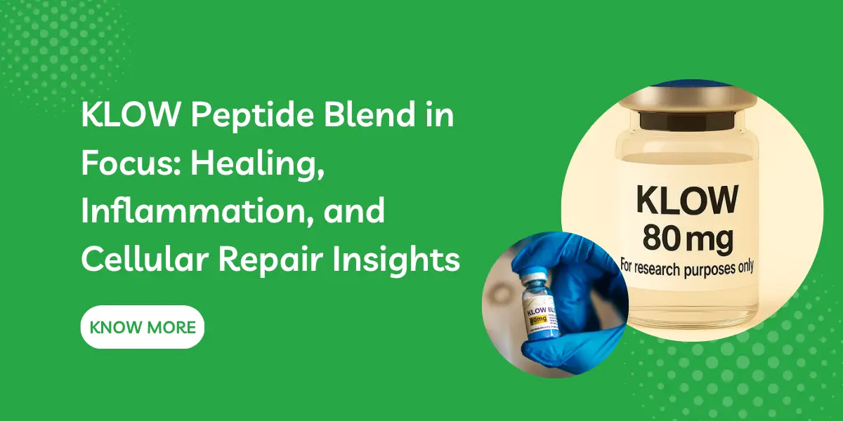 KLOW Peptide Blend in Focus: Healing, Inflammation, and Cellular Repair Insights