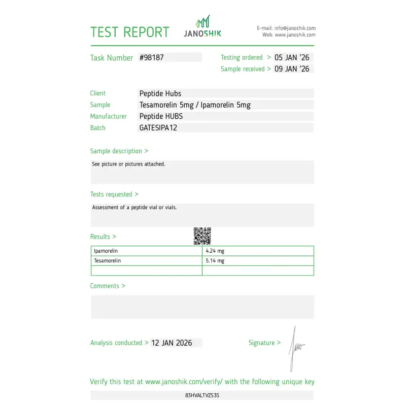 Tesamorelin / Ipamorelin 10mg
