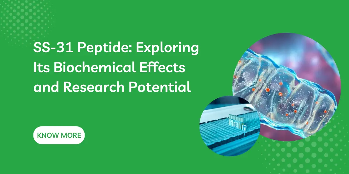 SS-31 Peptide: Exploring Its Biochemical Effects and Research Potential
