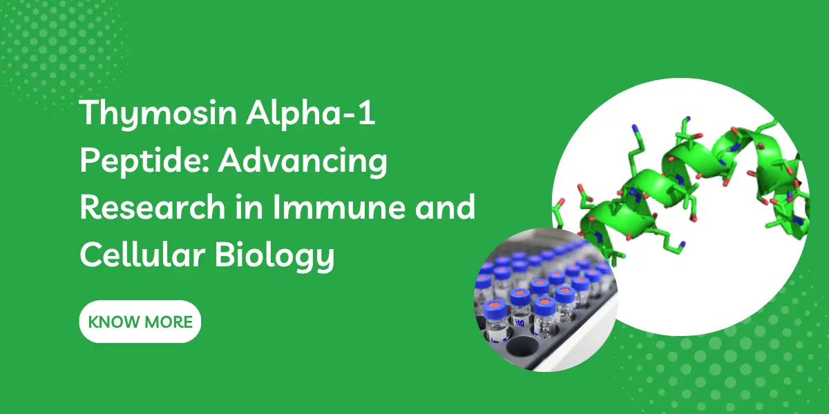 Thymosin Alpha-1 Peptide: Advancing Research in Immune and Cellular Biology