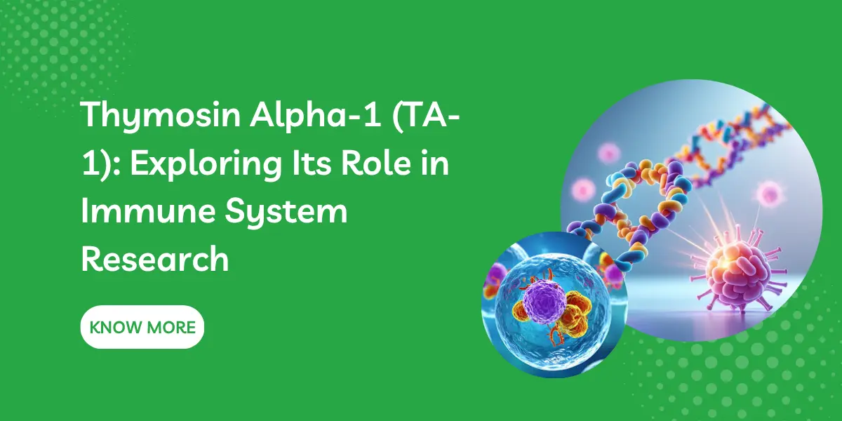Thymosin Alpha-1 (TA-1): Exploring Its Role in Immune System Research